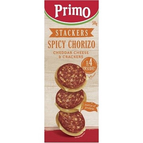 PRIMO CHORIZO STACKERS 50G X 7*