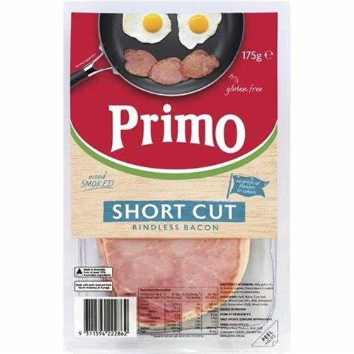 PRIMO SHORT CUT BACON 175G X 10*