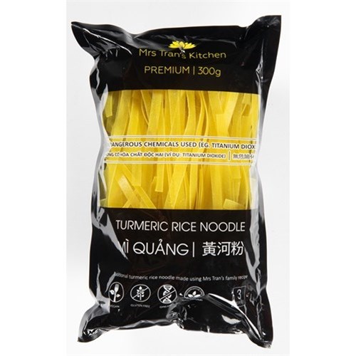 MRS TRANS 300Gx12 GF TURMERIC FLAT  RICE NOODLES*