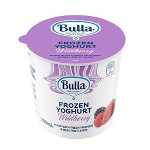 BULLA 200MLx36 FROZEN WILDBERRY YOGHURT CUP