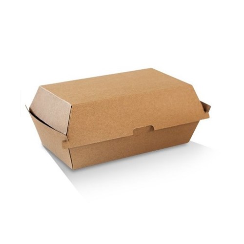 GREENMARK KRAFT REGULAR  SNACK BOX PLAIN (200) 