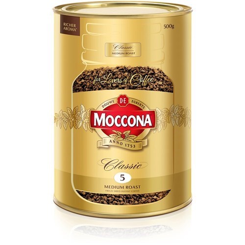 MOCCONA 500G CLASSIC MEDIUM COFFEE 