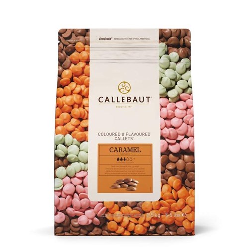 CALLEBAUT 2.5KG CARAMEL CALLETS*