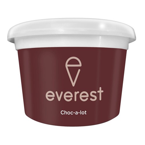 EF 120MLx24 CHOC-A-LOT SPOON IN LID DIXIE