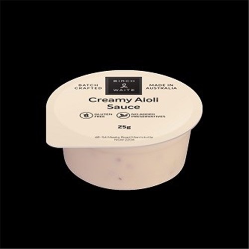 BW CREAMY AIOLI SAUCE 120 x 25G*