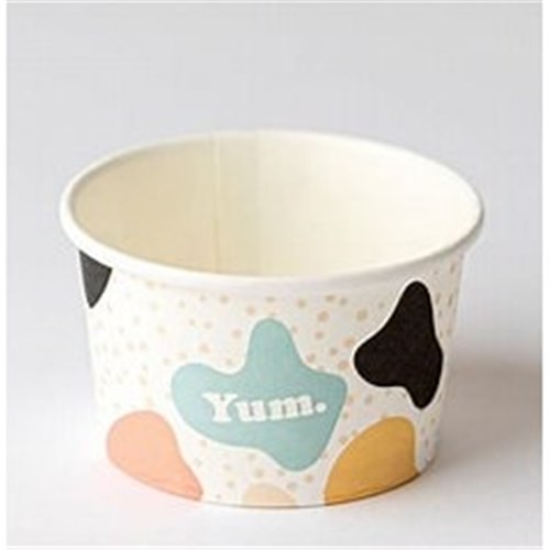 YUM 1000 x 5OZ PRINTED ECO GELATO CUP*