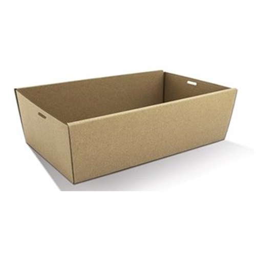 GREENMARK (50) MED BROWN CATERING TRAY 