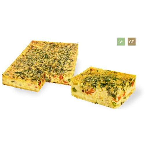 KB 1.75KG GF VEGETABLE QUICHE TRAY