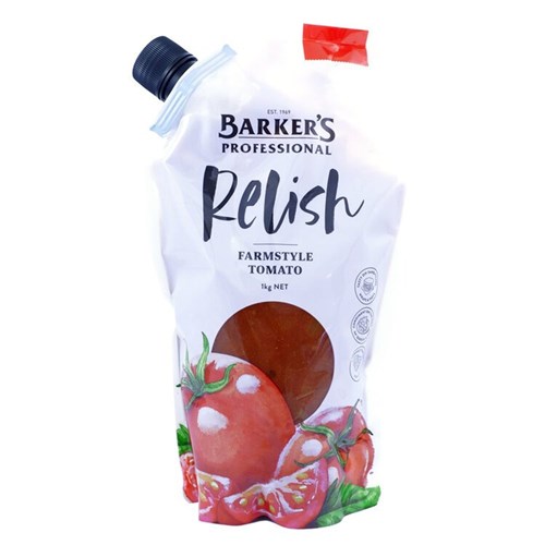 BARKER'S 1KG FARMHOUSE TOMATO RELISH