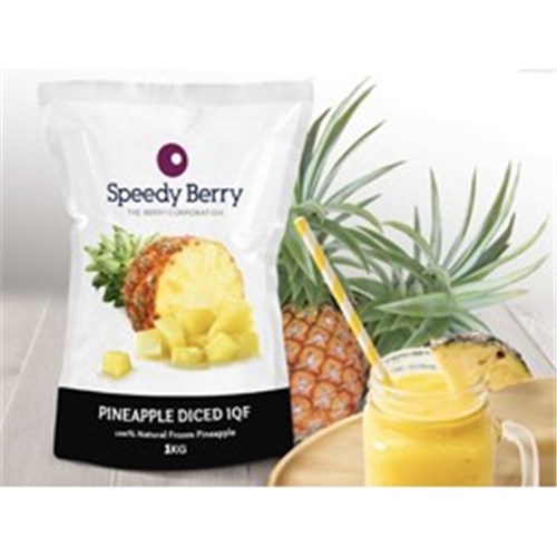 SPEEDY 1KG IQF FRZ PINEAPPLE DICED