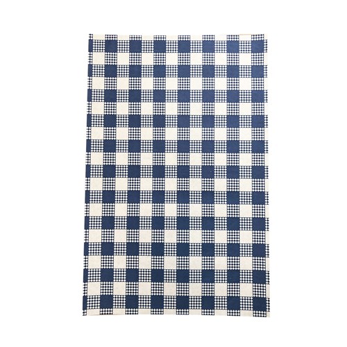 GREASEPROOF PAPER GINGHAM BLUE 190x300MM x200