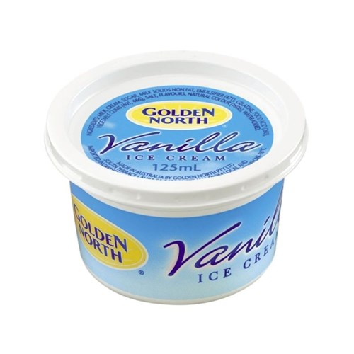 GOLDEN NORTH 125MLx24 GF VANILLA CUPS