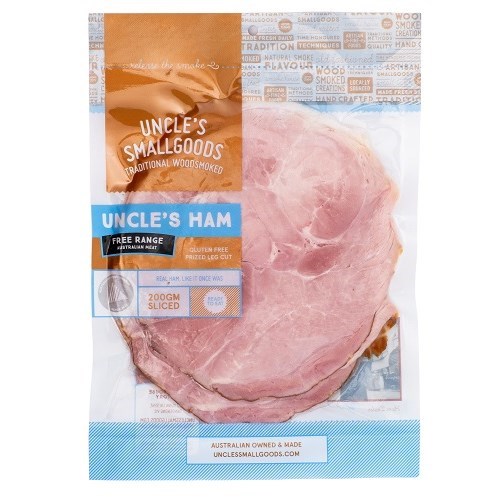 UNCLE RETAIL 14x150G SLICED HAM*