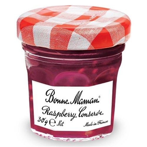 BONNE MAMAN 60 x 30g RASPBERRY PRESERVE*