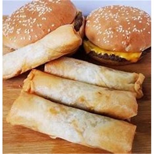 GOLDEN FAN 1KGx4 CHEESEBURGER SPRING ROLL