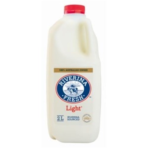 RIVERINA 6x2LT LIGHT MILK