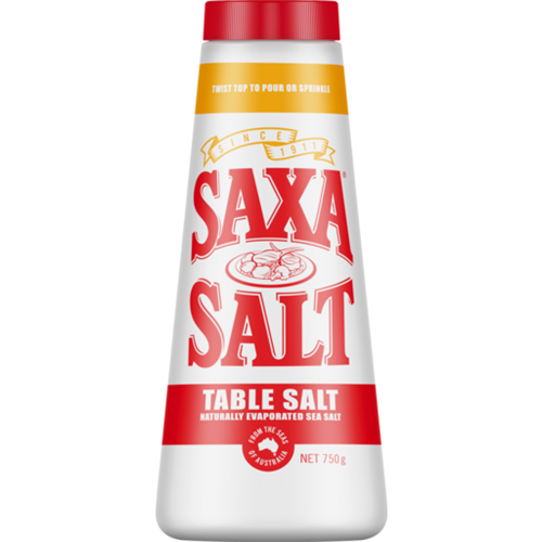 SAXA 750G TABLE SALT DRUM