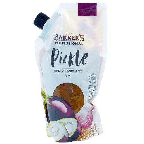 BARKER'S 1KG SPICY EGGPLANT PICKLE*