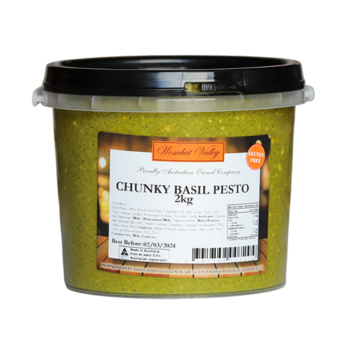 WOM 2KG CHUNKY BASIL PESTO