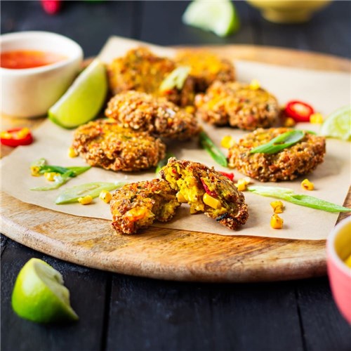 PARAMOUNT21 70x30G GF SPICY CORN FRITTERS*