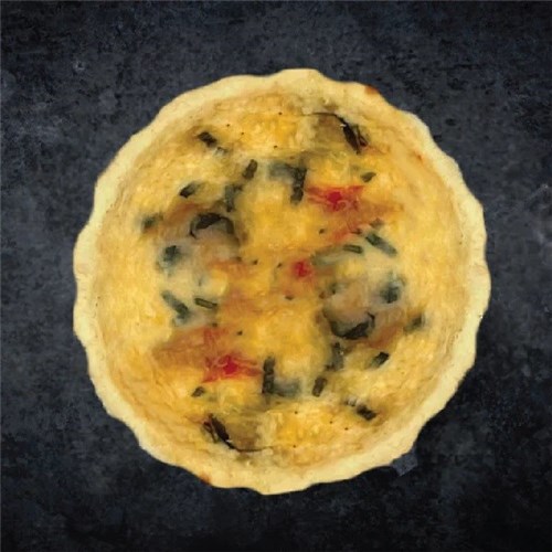 BOSCASTLE 200G X 8 CAP ONION & CHED QUICHE
