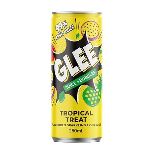 GLEE 24x250ML TROPICAL TREAT FRUIT DRINK