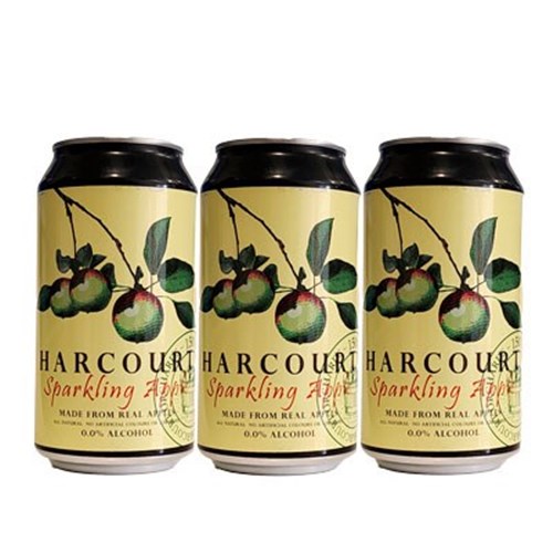 HARCOURT 24 X 375ML SPARKLING APPLE JUICE