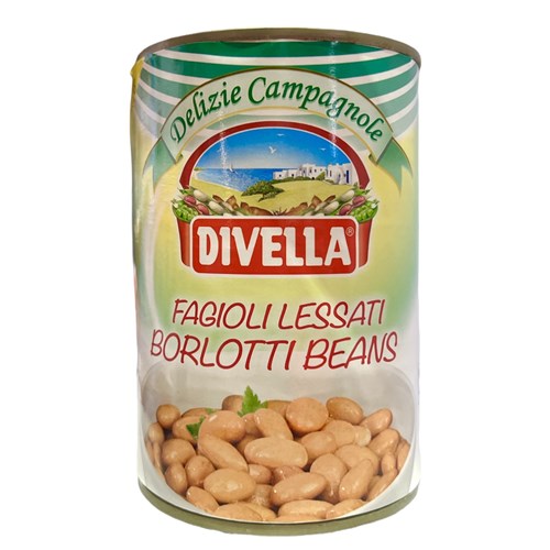 FAGIOLI LESSATI 400G BORLOTTI BEANS*