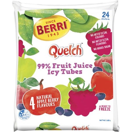 BERRI 24x6x70ML QUELCH BERRY PK 8361