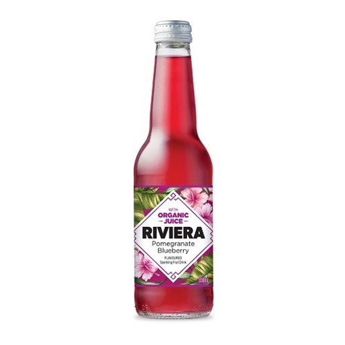 RIVIERA 330MLx18 POMEGRANATE BLUEBERRY