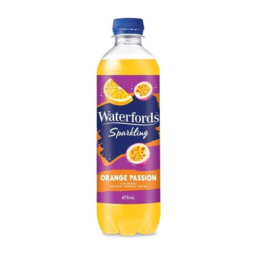 WATERFORDS 475MLx20 ORG PASSIONFRUIT M/WATER
