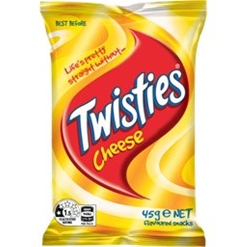 TWISTIES 45G X 24 CHEESE