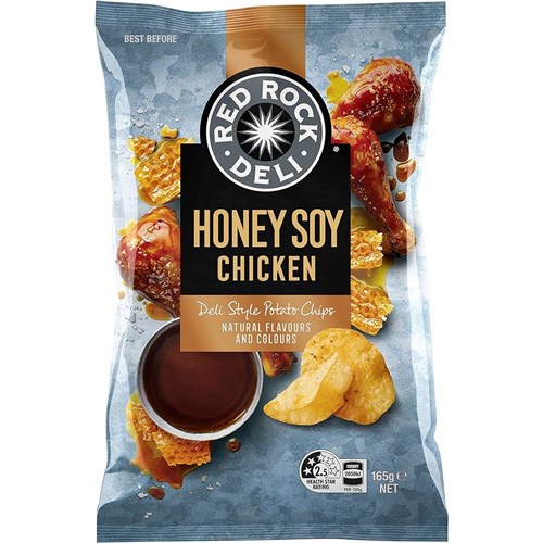 RED ROCK 28G X 21 HONEY SOY CHICKEN