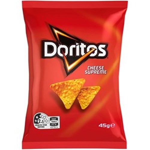 DORITOS 45G x 18 CHEESE SUPREME*