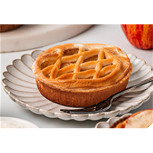 PRIESTLEYS 6 X 145G IND APPLE LATICE TOP TART