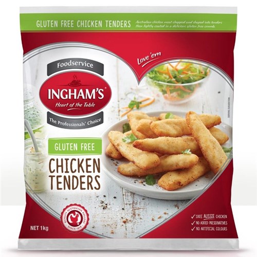 INGH 1KGx5 GLUTEN FREE CHICKEN TENDERS