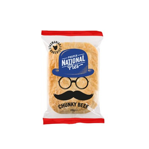 NAT PIES 16x180G CHUNKY BEEF