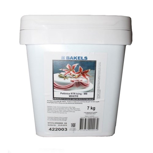 BAKELS 7KG WHITE RTR ICING