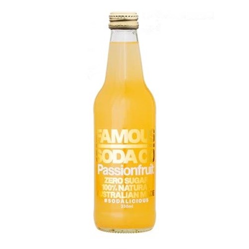 FAMOUS 12x330ML PASSIONFRUIT SODA