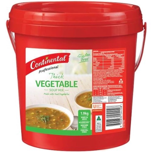 CONT 1.9KG THICK VEG SOUP GF*