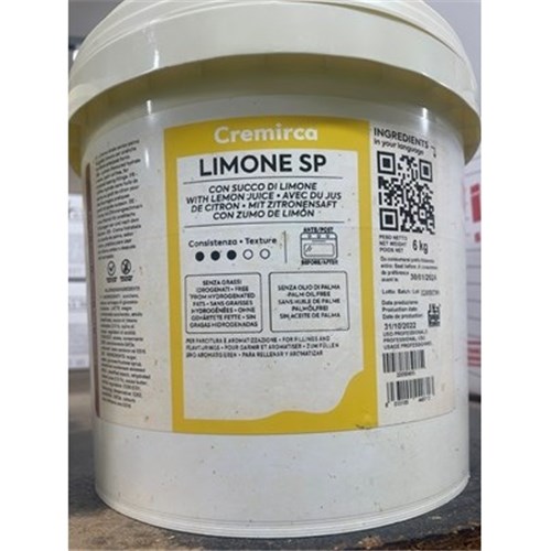 IRCA 6KG LIMONE CREMIRCA (LEMON CURD)
