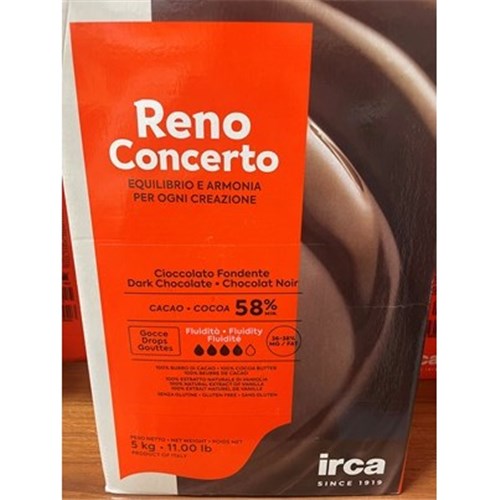 IRCA 5KG RENO 58% DARK CHOC (COUVERTURE)
