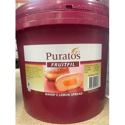 PURATOS 13KG LEMON FLAVOURED FILLING BUC