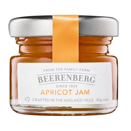 BEERENBERG 60x30G APRICOT JAM GLASS JAR