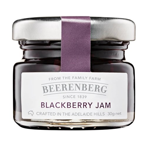 BEERENBERG 60x30G BLACKBERRY JAM GLASS JAR