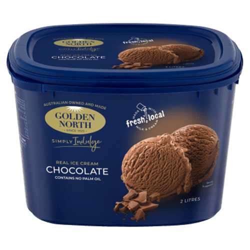 GOLDEN NORTH 6x2LT CHOCOLATE ICE CREAM
