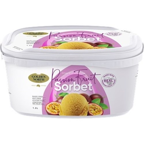 GOLDEN NORTH 6x1.2LT PASSIONFRUIT SORBET