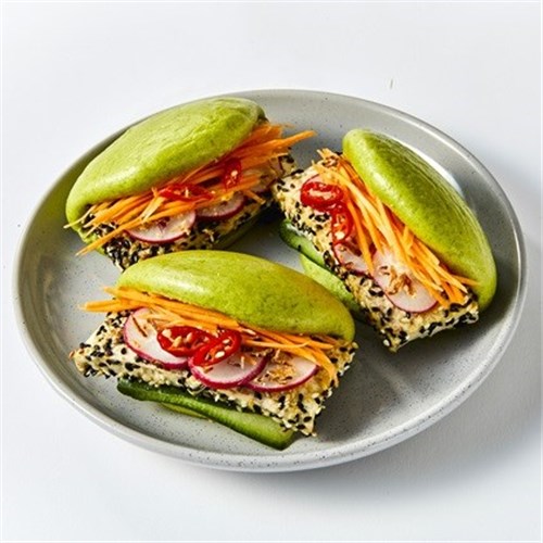 MRS TRANS 40G X 10 PCS VEGAN MATCHA BAO BUNS*