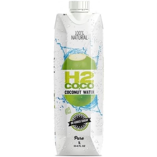 H2 1LT X 6 COCONUT WATER TETRA PACK
