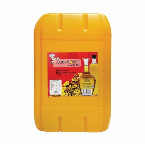 GOLDEN FLOWER 20LT CANOLA OIL JERRYCAN